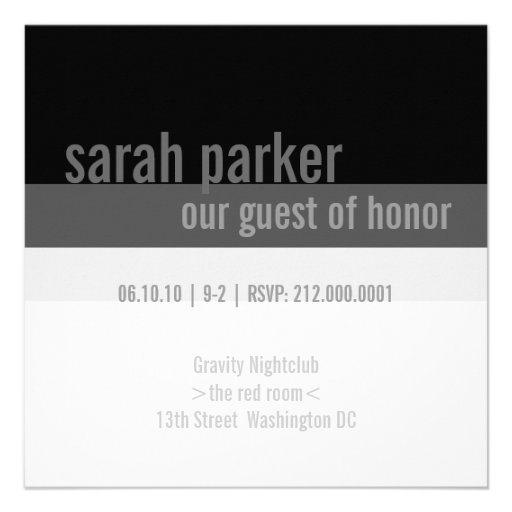 21st Birthday Party Invitations {Silver}