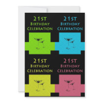 21st Birthday Party Personalized Invitation by NightSweatsDiva 21st Birthday Party Personalized Invitation