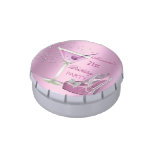 21st Birthday Party Pink Martini High Heel Favor Candy Tin