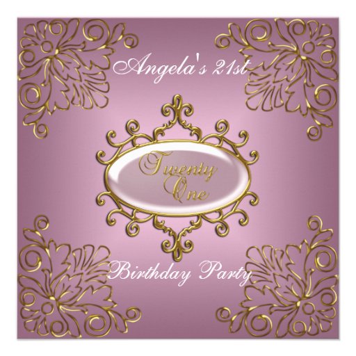 21st_birthday_party_royal_gold_pink_jewel_invitation ... 21st_birthday_party_royal_gold_pink_jewel_invitation ...