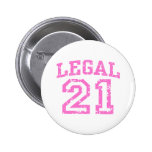21st Birthday Pinback Buttons