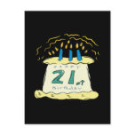 21st Birthday Post Card