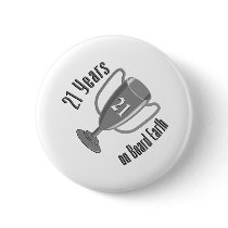 21st Birthday Present 21 years on Board Earth buttons by 21stbirthdaygifts 21st Birthday Present 21 years on Board Earth buttons