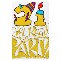 21st Birthday stationery
