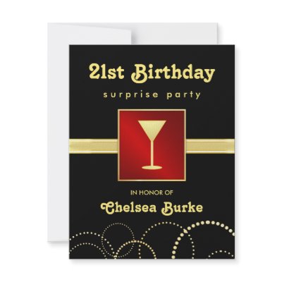 21st Birthday Surprise Party -Any Occasion Invites by SquirrelHugger