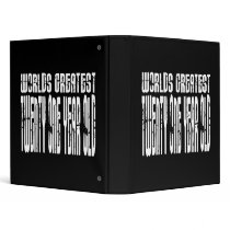 21st Birthday  Worlds Greatest Twenty One Year Old 3 Ring Binder