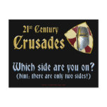 21st Century Crusades Post Card