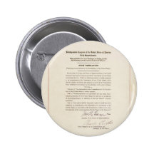 21st Constitutional Amendment Ending Prohibition Pinback Button