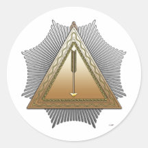 21st Degree: Patriarch Noachite Round Stickers