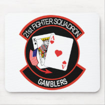 21st Fighter Squadron Gamblers mousepads