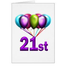 21st greeting card