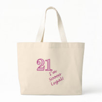 21st I'm Sooo Legal! Canvas Bags