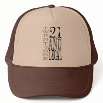 21Twenty one and Legal Hats