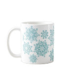 220 Blue Snowflake Mug