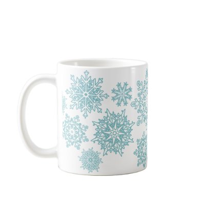220 Blue Snowflake Mug by 220clothing