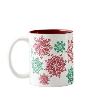 220 Christmas Snowflake Mug by 220clothing 220 Christmas Snowflake Mug