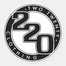 220 Clothing Logo Sticker