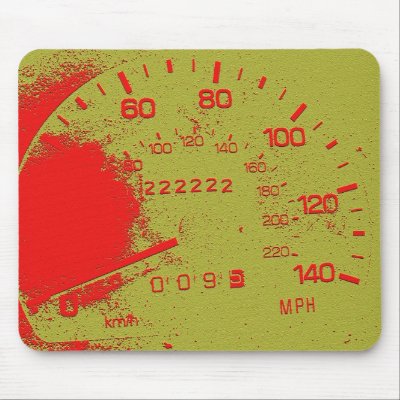 222,222 Miles Mouse Mat by zipflmeister