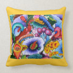 2240 Creatures In Our Garden Cushion - Crocus pillows