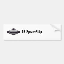 2241Spaceship, 09 SpaceShip Bumper Sticker