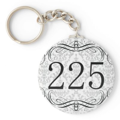 225 Area Code Keychain by AreaCodes