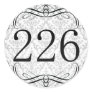 226 Area Code Round Stickers