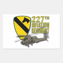 227th Aviation Regiment Apache Stickers