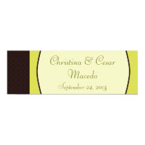 22.5"x7.5" Personalized Light/Olive Green Chandeli Poster