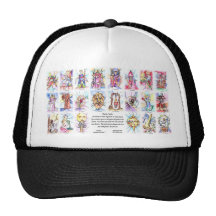 22-Cards (8x3)s Mesh Hats