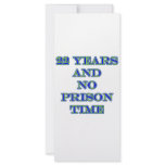 22 no prison time rack card template