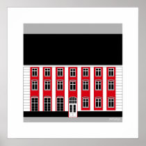 22 North Street - passepartout Posters