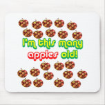 22 This Many Apples Old Mouse Pads