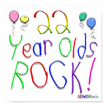 22 Year Olds Rock ! posters