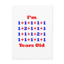 22 Years old! postcards