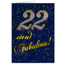 22do Invitación de la fiesta de cumpleaños Tarjetón