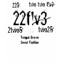 22f!v3 t-shirts