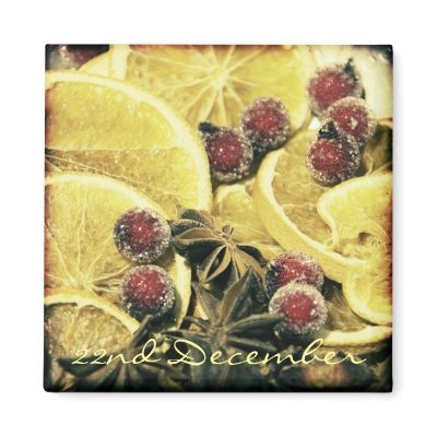 22nd December • Oranges & Spices • Magnet by SabineStGreetings