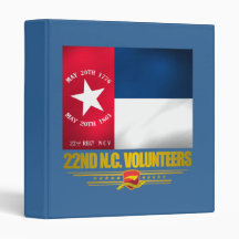 22nd North Carolina Volunteer Infantry Binders