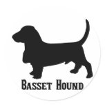 2315112006 Basset Hound (Animales) Stickers