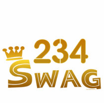 234 Area Code Swag Photo Cut Out