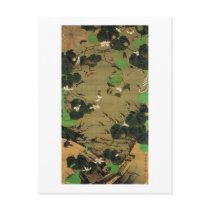 23. 池辺群虫図, 若冲 Living Beings with Pond, Jakuchū Post Cards