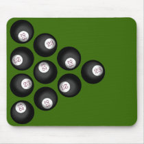 23 Ball of Chaos Pool Table mousepads by JaZilla 23 Ball of Chaos Pool Table mousepads