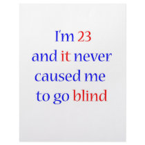 23 never gone blind letterhead