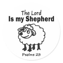 23 Psalm stickers by cooltees 23 Psalm stickers