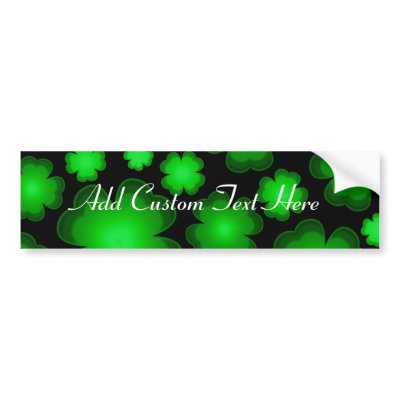 23 Shamrocks Bumper Sticker by JaZilla