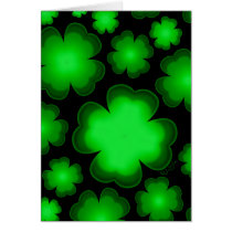 23 Shamrocks Greeting Card