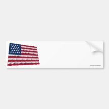 23-star flag bumper sticker