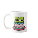 23 Year Old Birthday Cake mugs