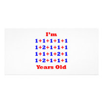 23 Years old! Personalized Photo Card