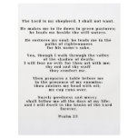 23rd Psalm Personalized Flyer